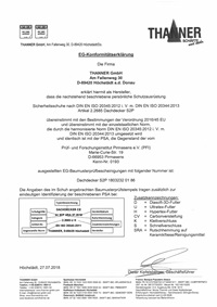 EG-Konformitätserklärung S2P - Dachdecker